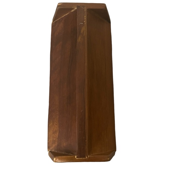 Vintage Lasercraft Walnut Wood Engraved Tall Ships Paper clip/Pen Holder Tray - Picture 13 of 15